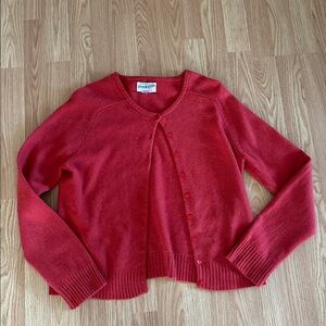 Pendleton Vibrant Red Cardigan
